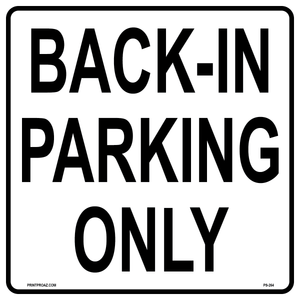 Parallel Parking Along Fence Sign, Aluminum, PS-265