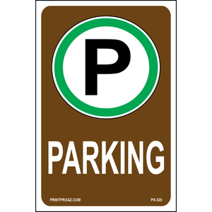 Parking Sign, Aluminum, PS-320