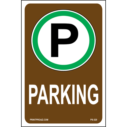 Parking Sign, Aluminum, PS-320