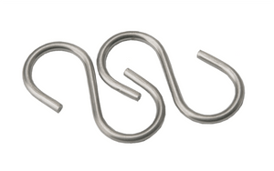Stainless Steel and Brass "S" Hooks
