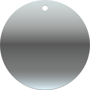 Semi-custom laser etched stainless steel valve tag with custom text