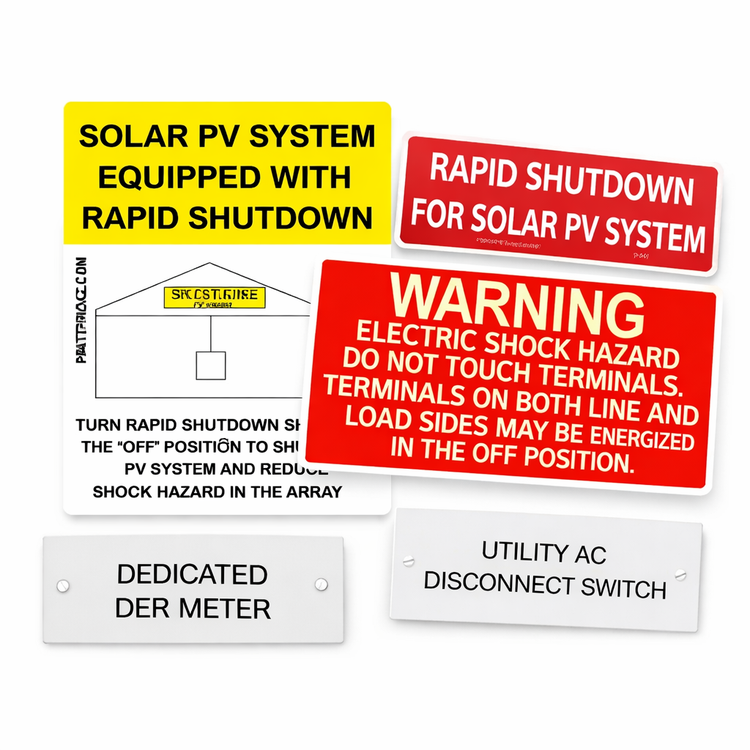 Print Pro AZ: NEC Compliant Solar Tags & Electrical Warning Labels
