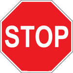 Stop Safety Sign