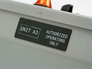 1x3 THTEP-176 Raised Panel Polyester Labels