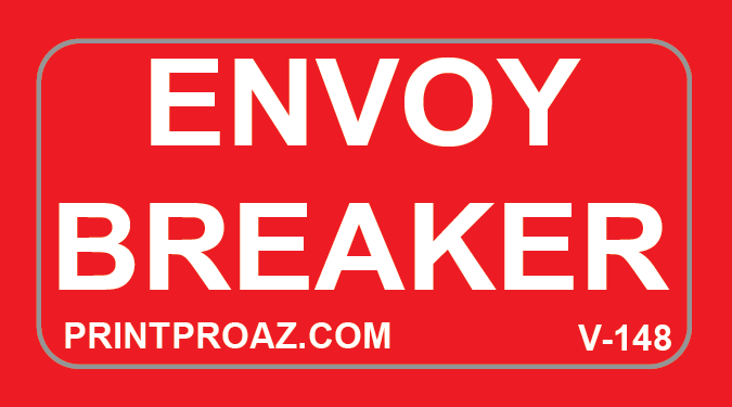 1X2 ENVOY BREAKER Vinyl V-148 Decal