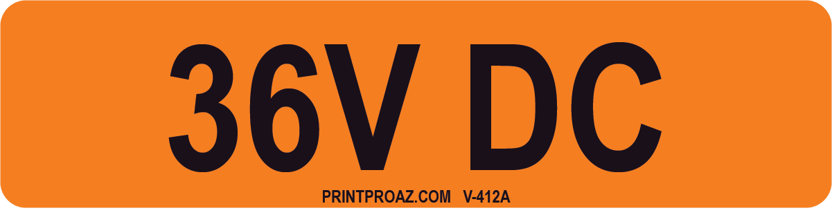 1X4 Solar Label Vinyl V-412 Decal