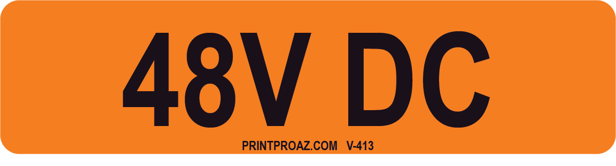 1X4 Solar Label Vinyl V-413 Decal