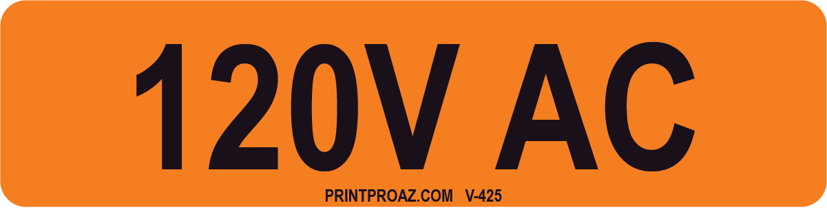 1X4 Solar Label Vinyl V-425 Decal