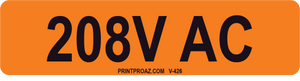 1X4 Solar Label Vinyl V-426 Decal