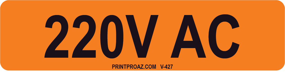 1X4 Solar Label Vinyl V-427 Decal