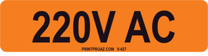 1X4 Solar Label Vinyl V-427 Decal