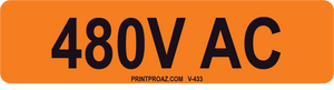 1X4 Solar Label Vinyl V-433 Decal