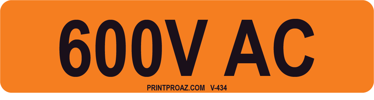 1X4 Solar Label Vinyl V-434 Decal