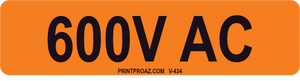 1X4 Solar Label Vinyl V-434 Decal