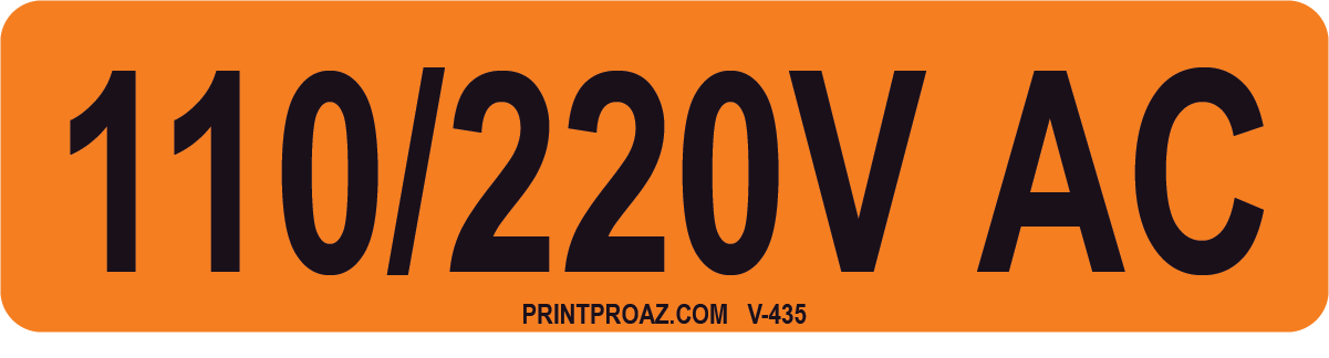 1X4 Solar Label Vinyl V-435 Decal