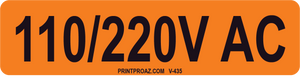 1X4 Solar Label Vinyl V-435 Decal