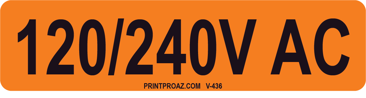 1X4 Solar Label Vinyl V-436 Decal