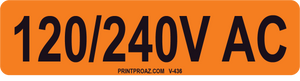 1X4 Solar Label Vinyl V-436 Decal