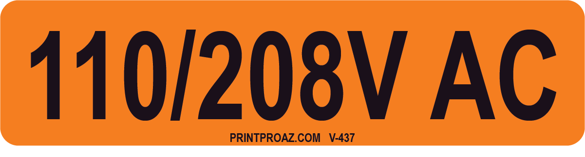 1X4 Solar Label Vinyl V-437 Decal