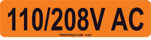 1X4 Solar Label Vinyl V-437 Decal