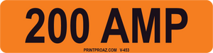 1X4 Solar Label Vinyl V-453 Decal