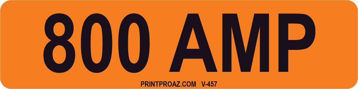 1X4 Solar Label Vinyl V-457 Decal