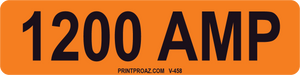 1X4 Solar Label Vinyl V-458 Decal