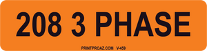 1X4 Solar Label Vinyl V-459 Decal