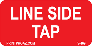 1X2 Line Side Tap Vinyl V-469 Decal