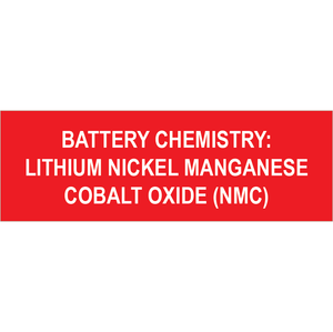 1x3 Battery Chemistry PV-521 Plastic Solar Labels