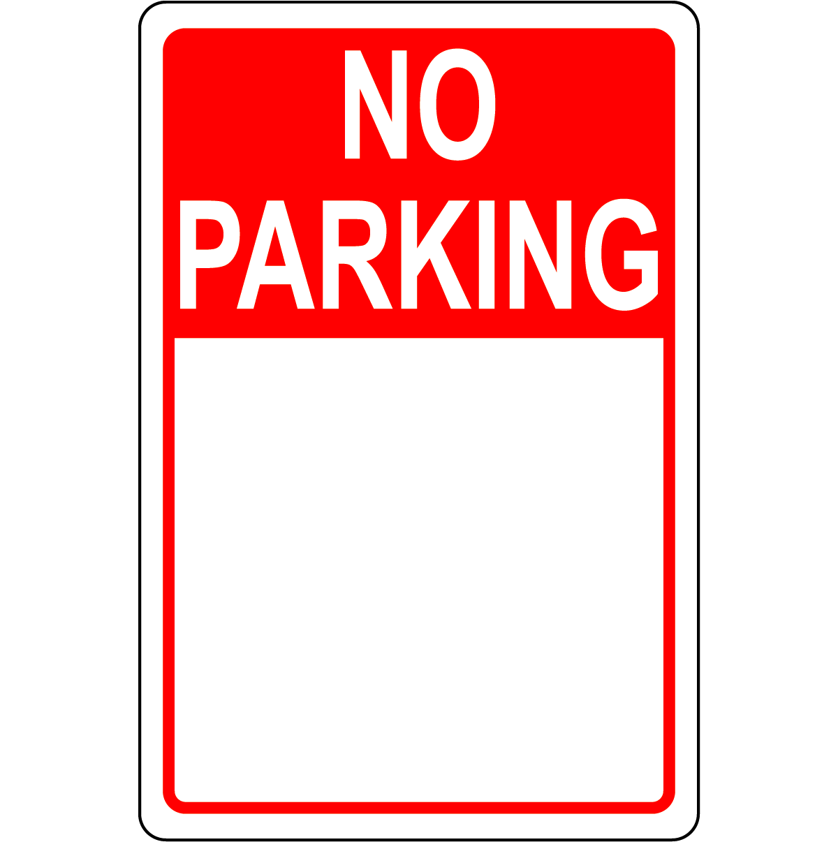 Semi-Custom Parking Signs
