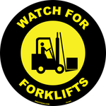 Watch for forklifts anti-slip floor safety sign