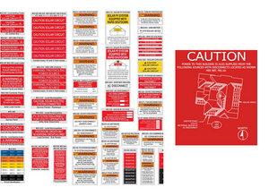 NEC 2020 pack + Site Map Solar Labels