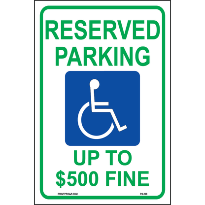 West Virginia Accessible Sign, Aluminum, PS-209