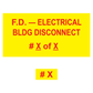 F.D. - Electrical Bldg Disconnect Bundle PV-491 Plastic