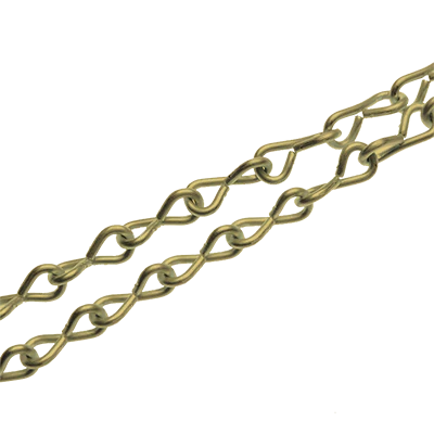 Brass #16 solid jack chain sold in 50ft packages