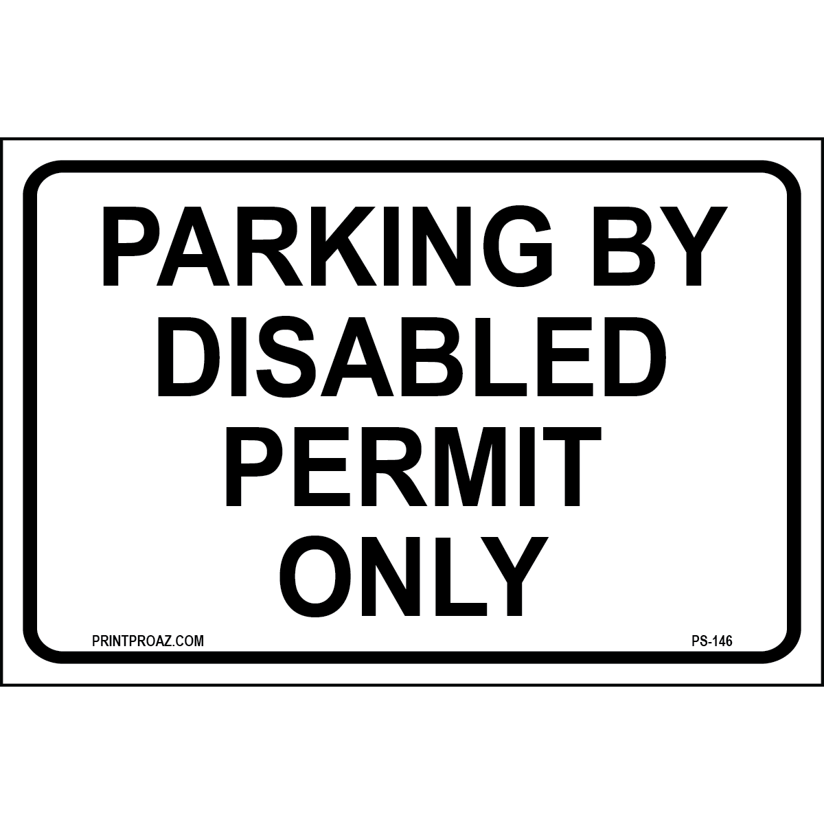 California Accessible Parking sign with handicap symbol and Parking By Disabled wording printed on durable rust-resistant aluminum for outdoor ADA compliance