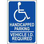 Minnesota Accessible Parking Handicapped Parking sign with handicap symbol printed on durable rust-resistant aluminum for outdoor ADA compliance
