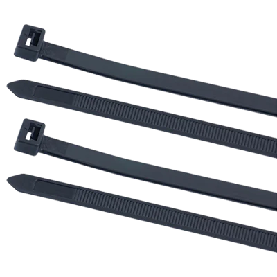 Nylon zip ties sold in packs of 100 for attaching valve tags