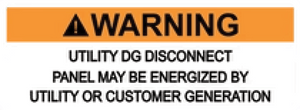 2x5.5- Aluminium Utility DG Disconnect Panel M-004