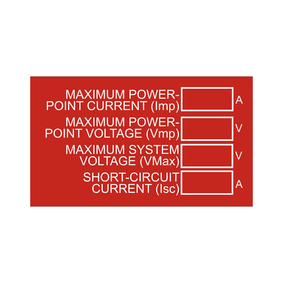 Maximum Power Point Current (Imp) - PV-014 LB-03A087-103