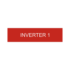 Inverter 1 PV Decals