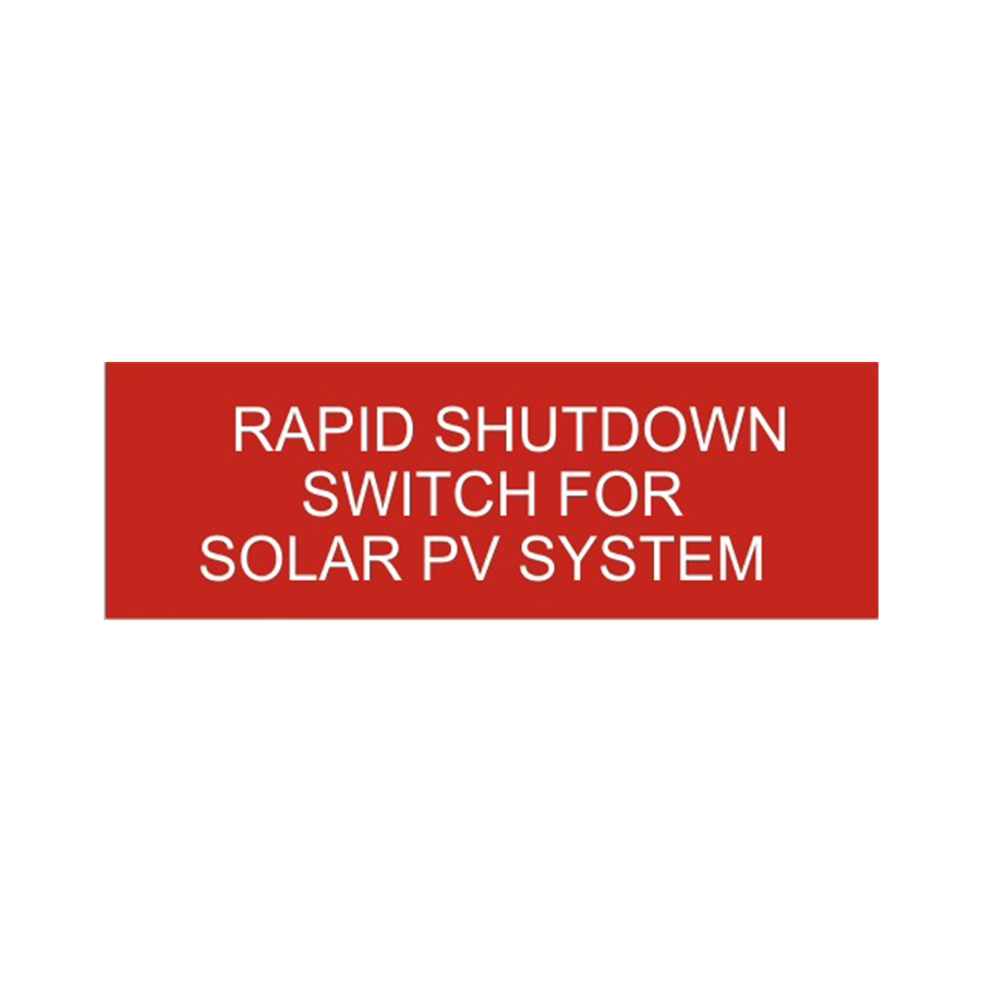  Rapid Shutdown Switch For Solar PV System - PV-030