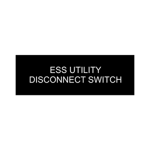 ESS Utility Disconnect Switch - PV-049 