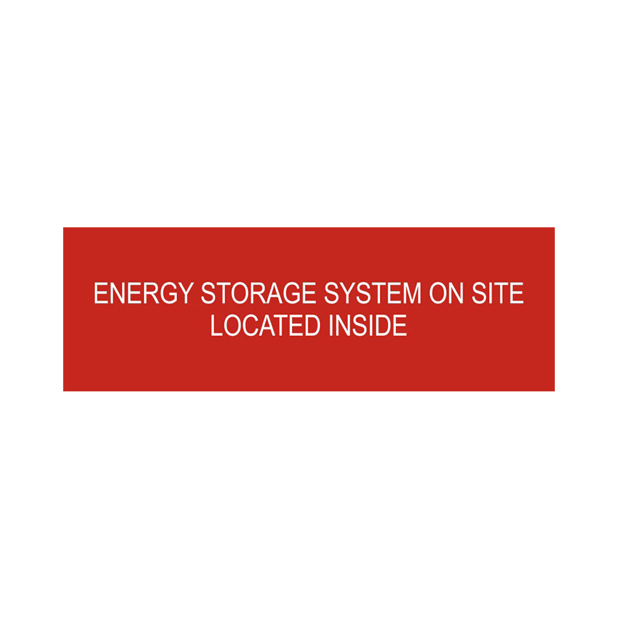 Energy Storage System On Site Located Inside - PV-058