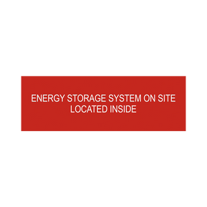 Energy Storage System On Site Located Inside - PV-058