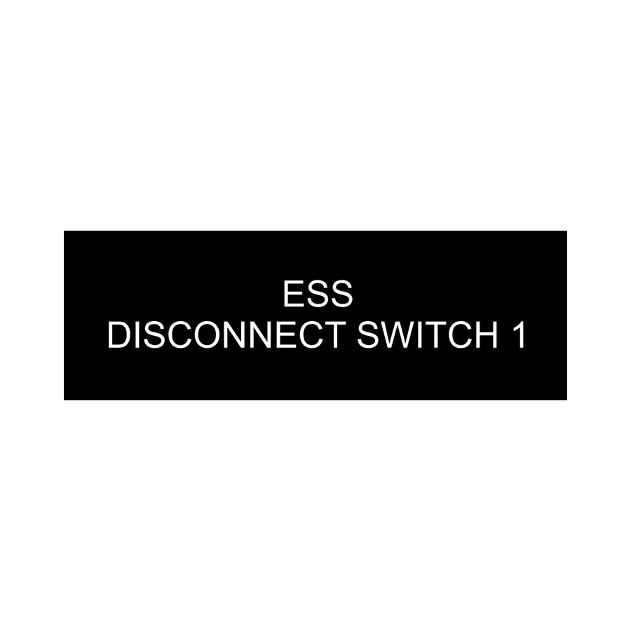 ESS Disconnect Switch 1 - PV-069 