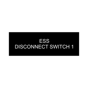 ESS Disconnect Switch 1 - PV-069 