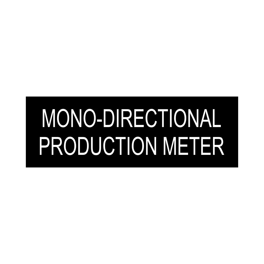 Mono-Directional Production Meter - PV-087 