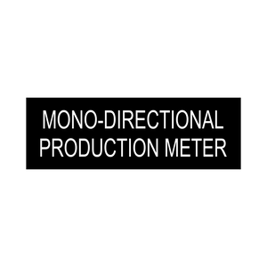 Mono-Directional Production Meter - PV-087 